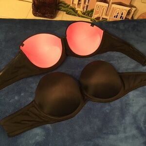 2 Victoria’s Secret Strapless Bras